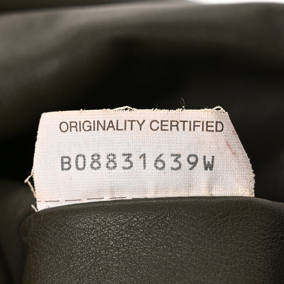 Bottega Veneta Smooth Butter Calf The Pouch Oversized Clutch Kaki Fondent Image 6