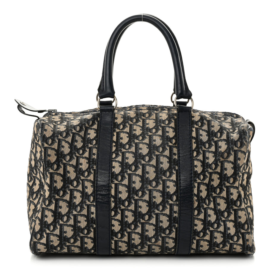 Christian Dior Monogram Boston Navy Blue Image 1