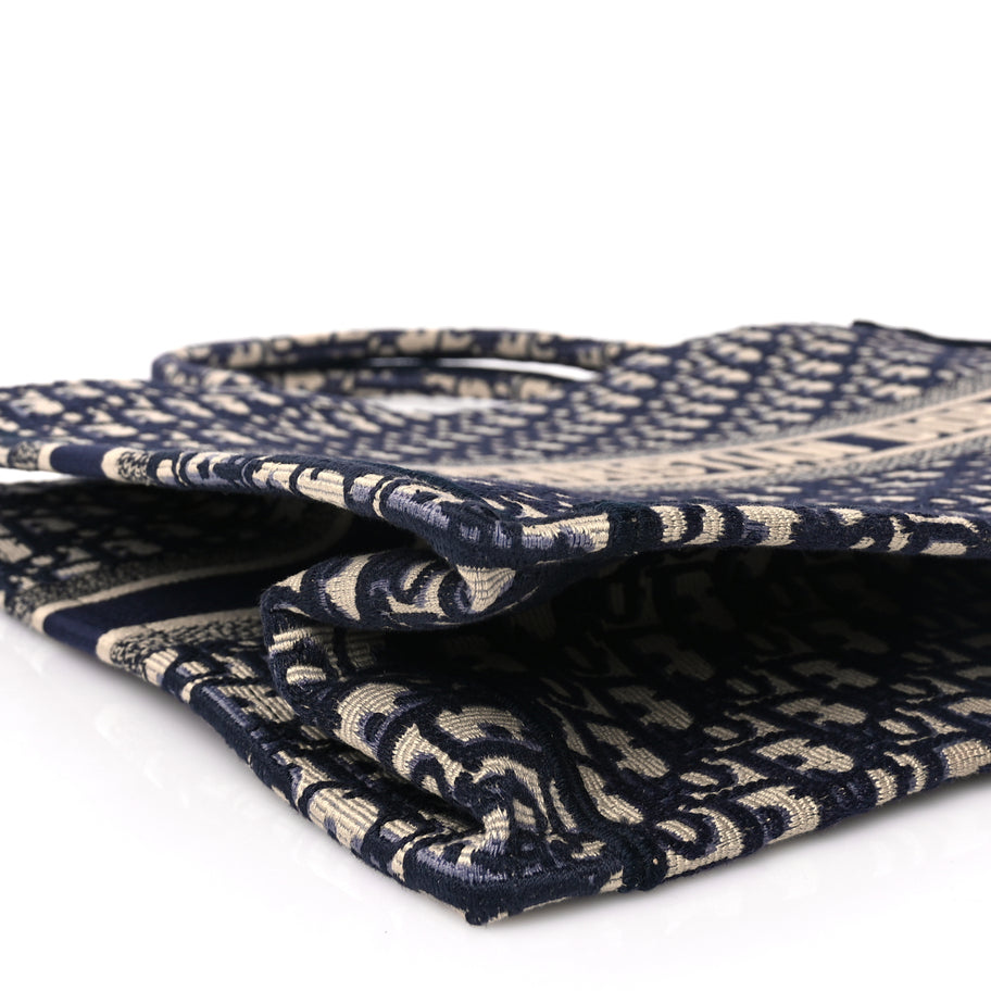 Christian Dior Oblique Large Book Tote  Blue Multicolor Image 7