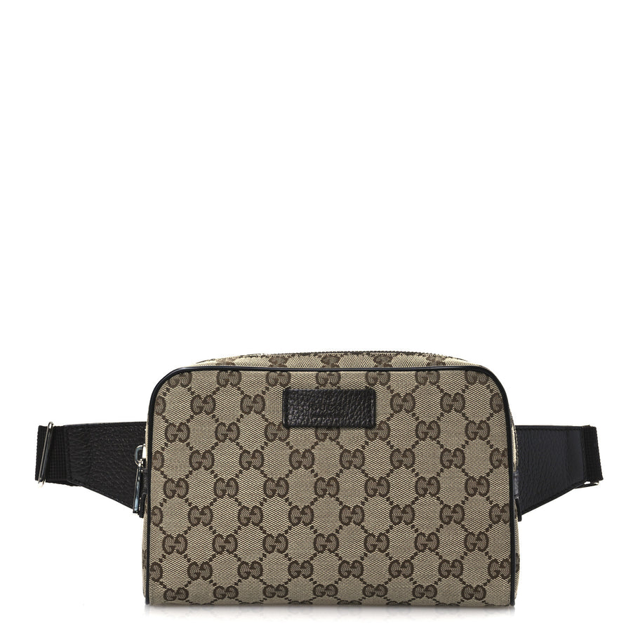 Gucci Monogram Belt Bag Dark Brown Image 1