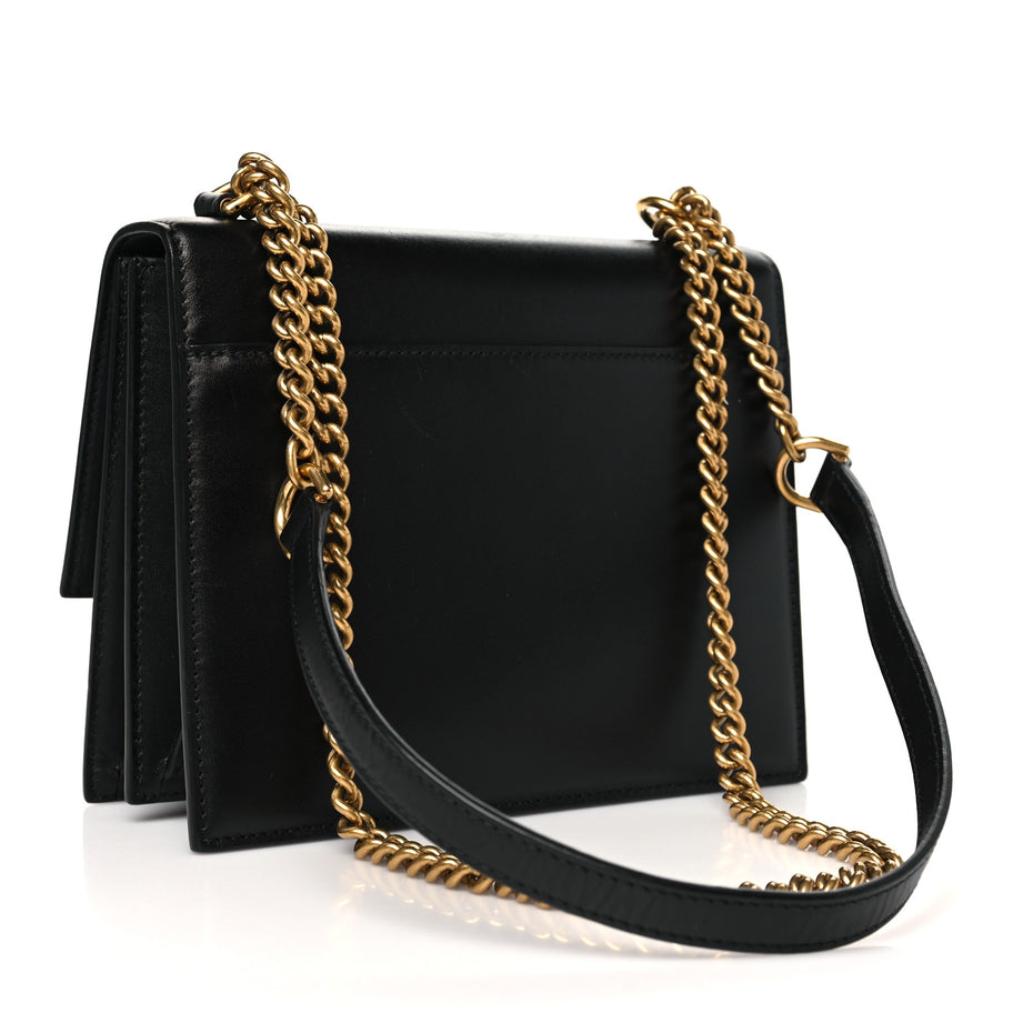 Balenciaga Box Calfskin S Sharp Chain Shoulder Bag Black Image 3