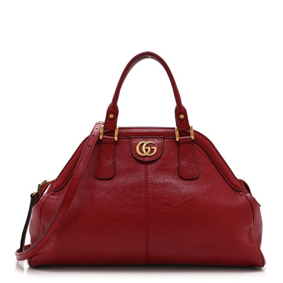  Gucci Piuma Lux Energy Medium Re(Belle) Top Handle Bag Romantic Cerise
