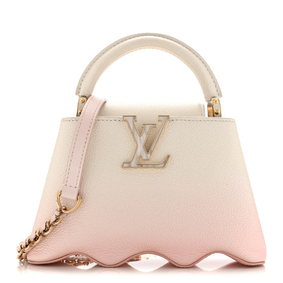 Louis Vuitton Taurillon Ombre Capucines Capushell Mini Shaded Pink Image 1