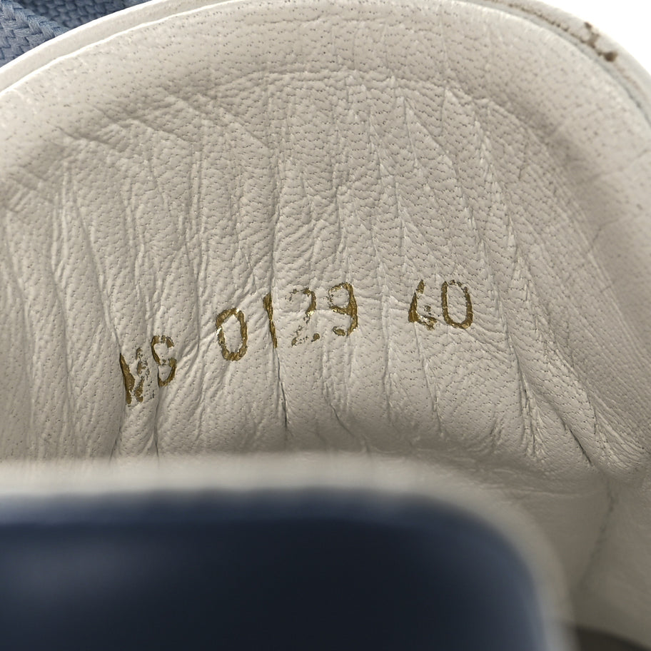 Louis Vuitton Calfskin Frontrow Sneakers Blue Image 7