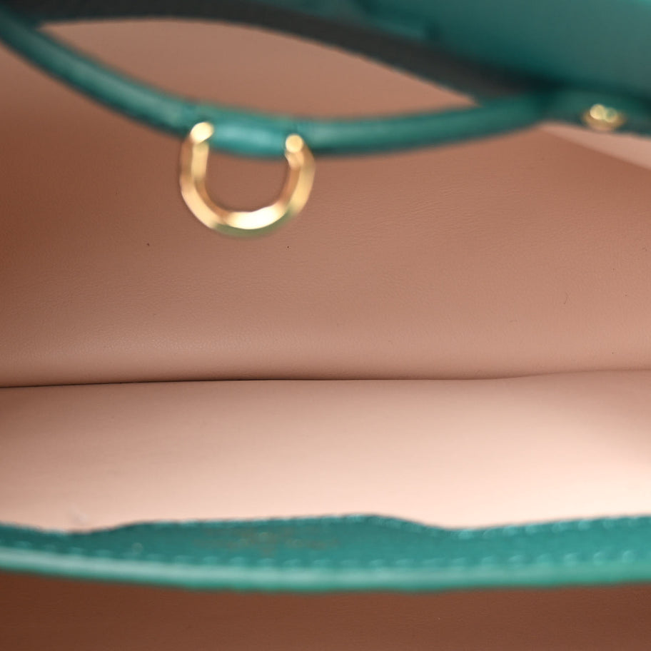 Louis Vuitton Taurillon Capucines BB Vert Image 5