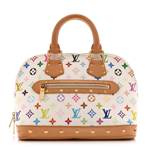 Louis Vuitton Monogram Multicolor Alma White Image 1