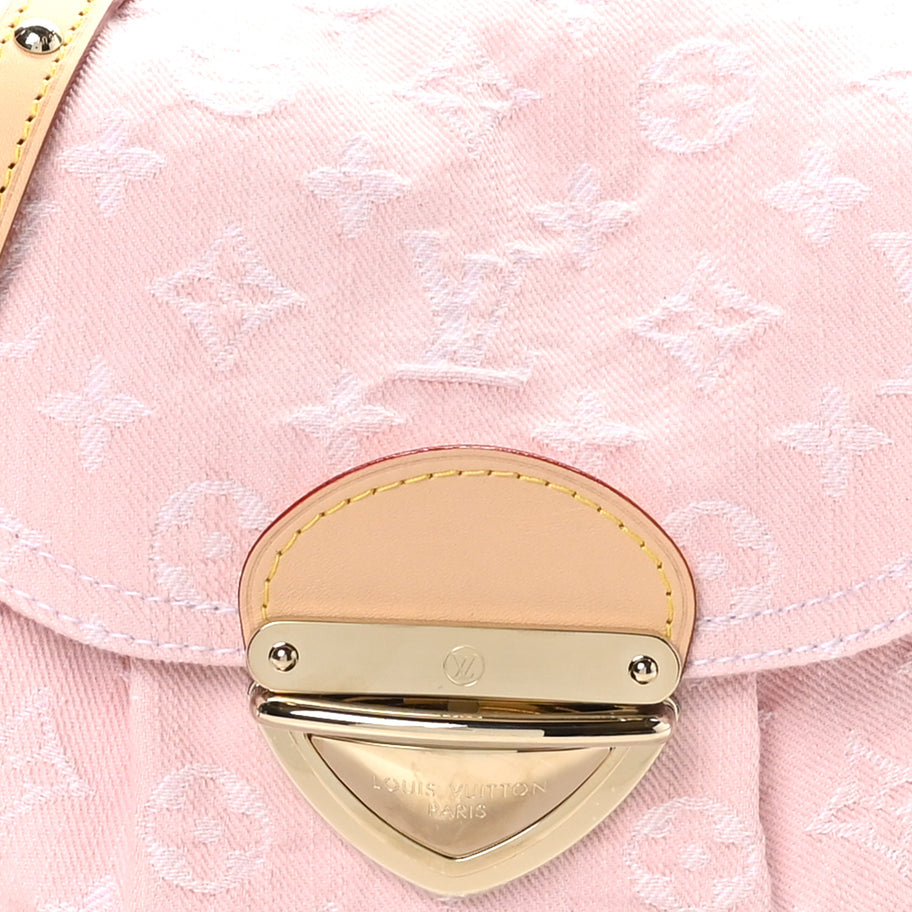 Louis Vuitton Monogram Denim Sunset Washed Pink Image 7