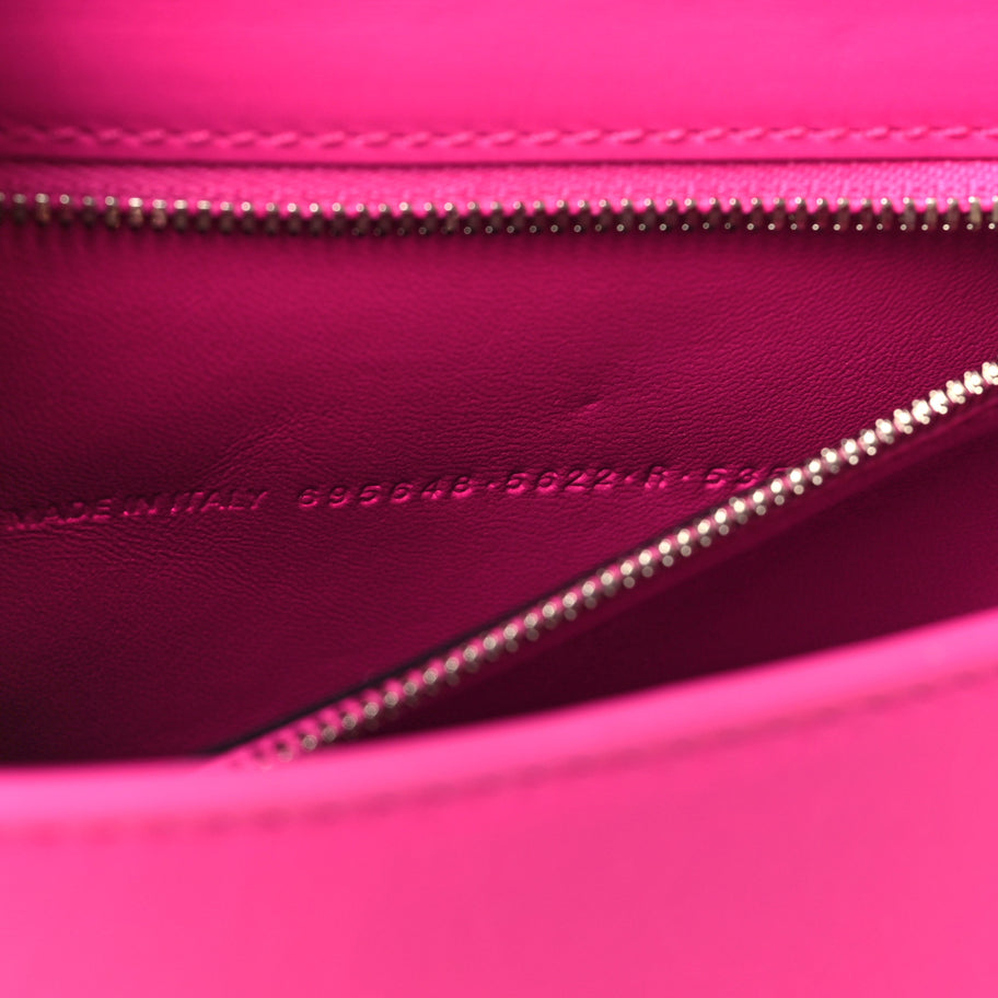Balenciaga Box Calfskin Medium XX Flap Bag Lipstick Pink Image 7