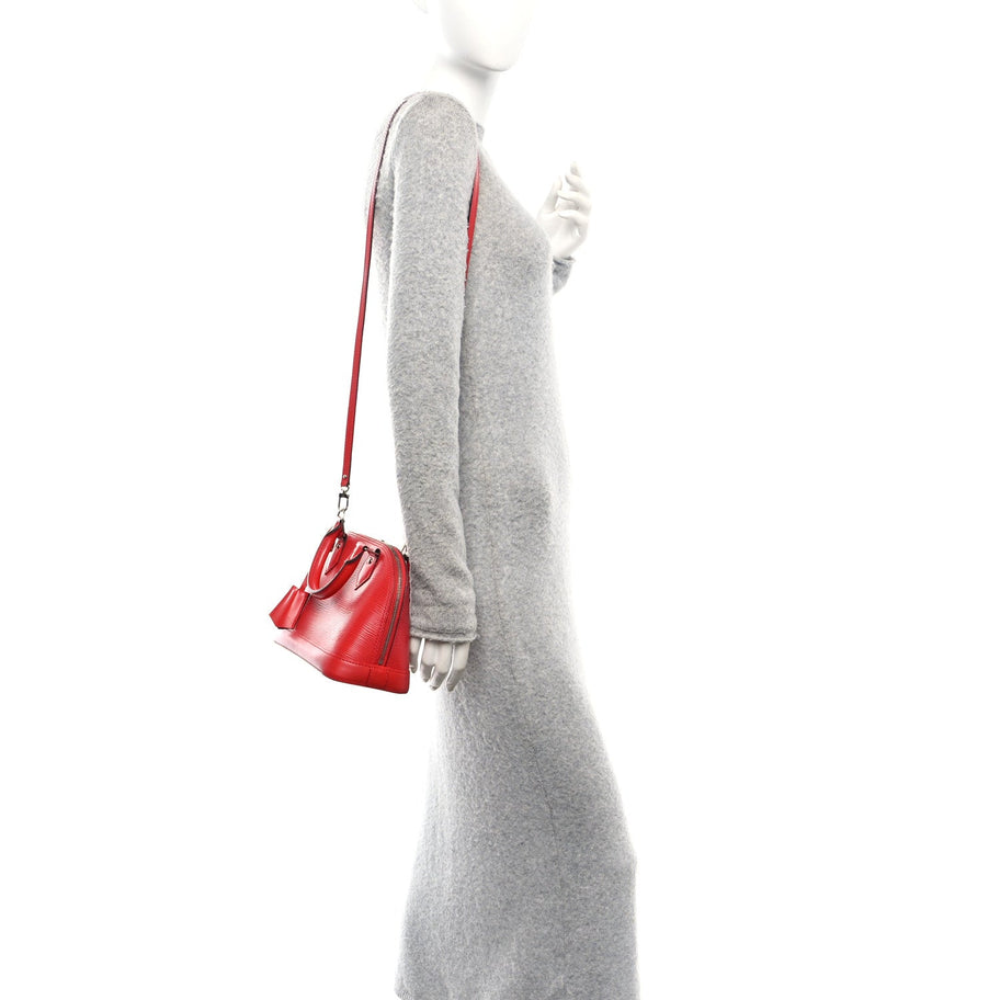 Louis Vuitton Epi Alma BB Carmine Image 2