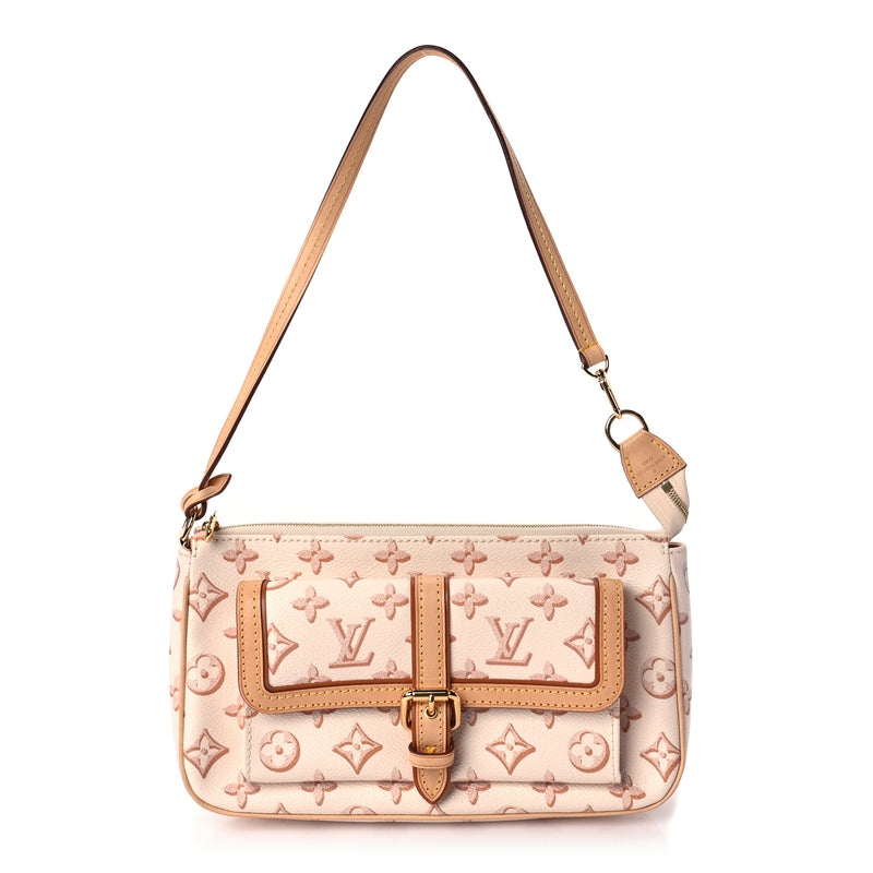  Louis Vuitton Monogram Fall For You Maxi Multi Pochette Accessories Beige Clair