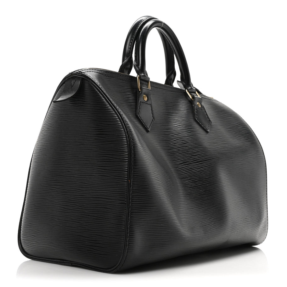 Louis Vuitton Epi Speedy 30 Black Image 3