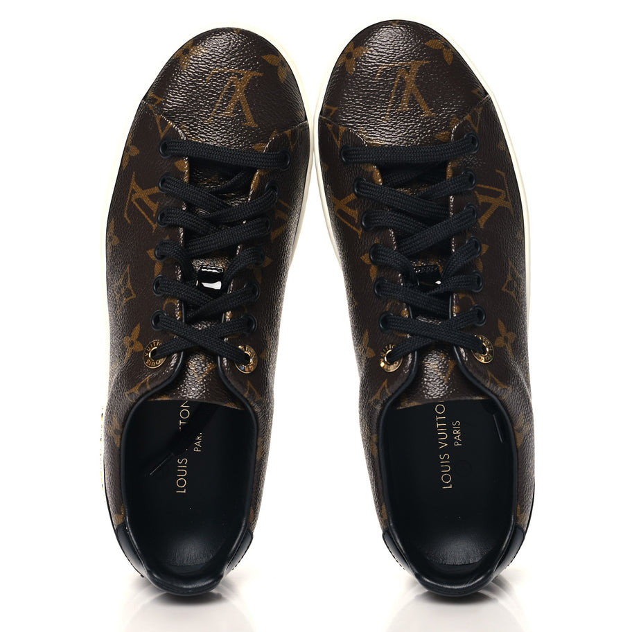 Louis Vuitton Patent Monogram Frontrow Sneakers Image 2