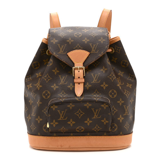 Louis Vuitton Monogram Montsouris MM Backpack