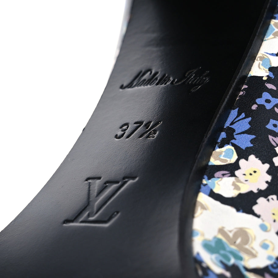 Louis Vuitton Calfskin Floral Star Trail Ankle Boots Black Image 7