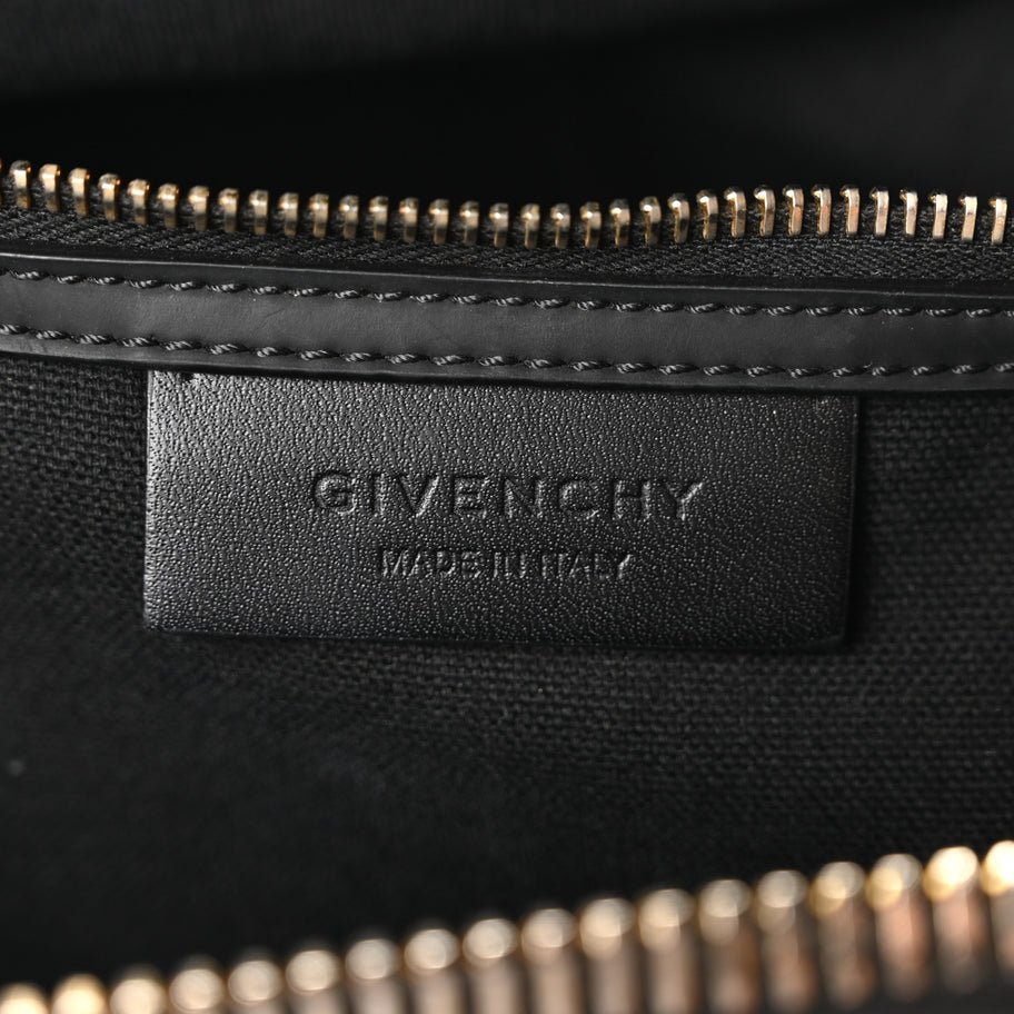 Givenchy Rubber Effect Calfskin Antigona Black Image 6