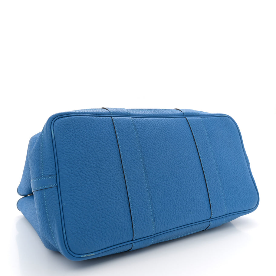 Hermes Negonda Garden Party Tote 36 MM Bleu Hydra Image 4