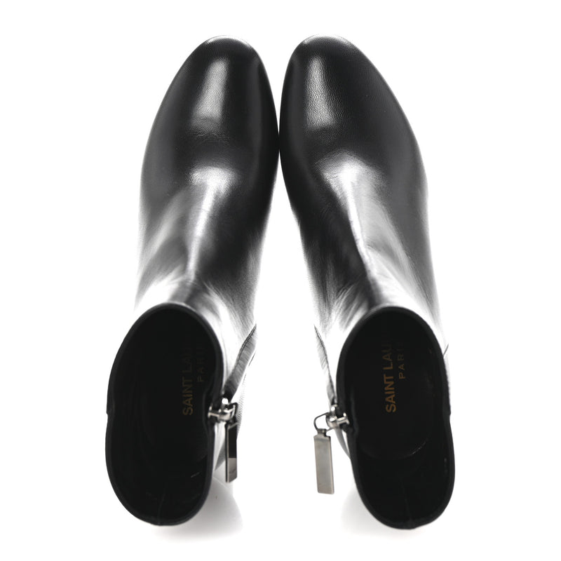  Saint Laurent Nappa Vendome Loulou Ankle Zip Boot 36.5 Black