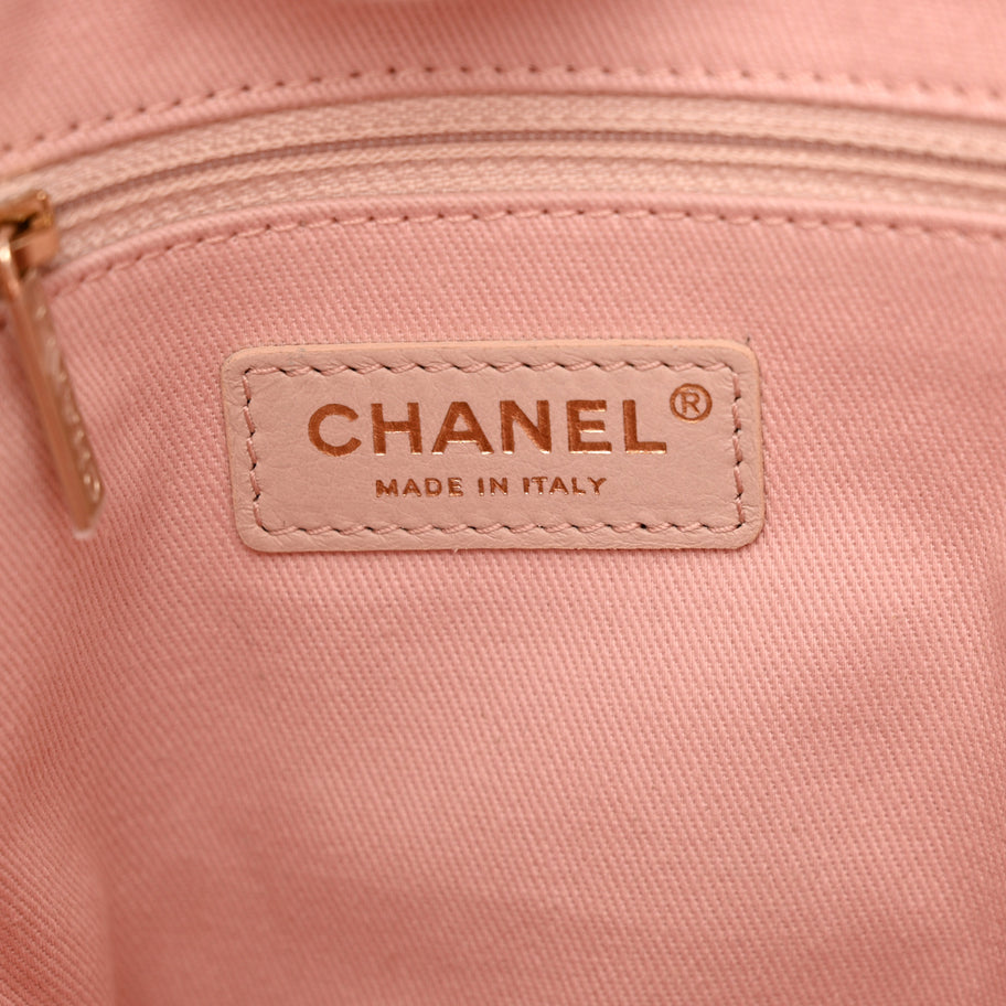 Chanel Mixed Fibers Calfskin Mini Deauville Tote Rose Pink Image 6