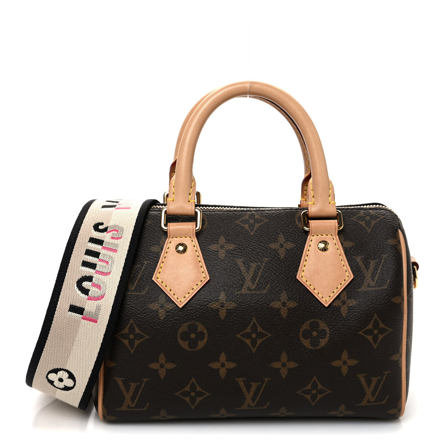 Louis Vuitton Monogram Speedy Bandouliere 20 Black Image 1
