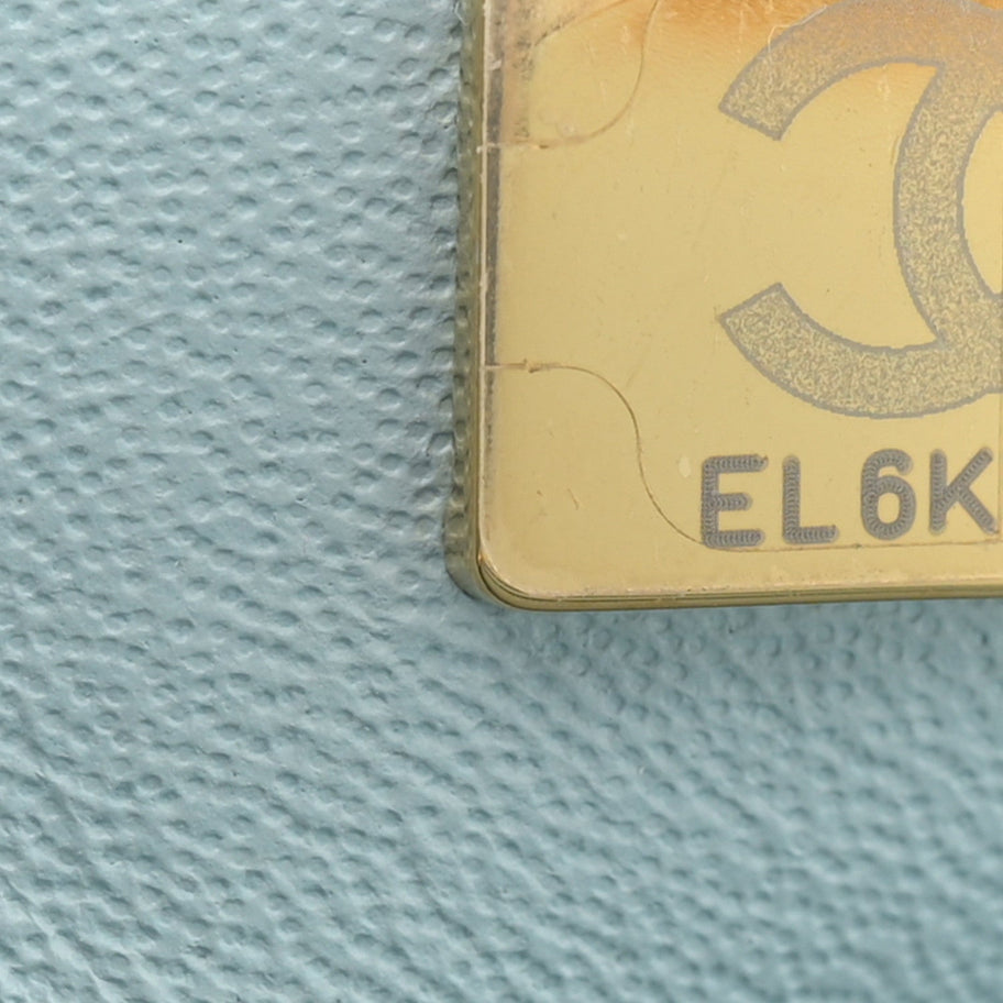 Chanel Aged Calfskin Quilted 2.55 Reissue Mini Flap Light Blue Image 7