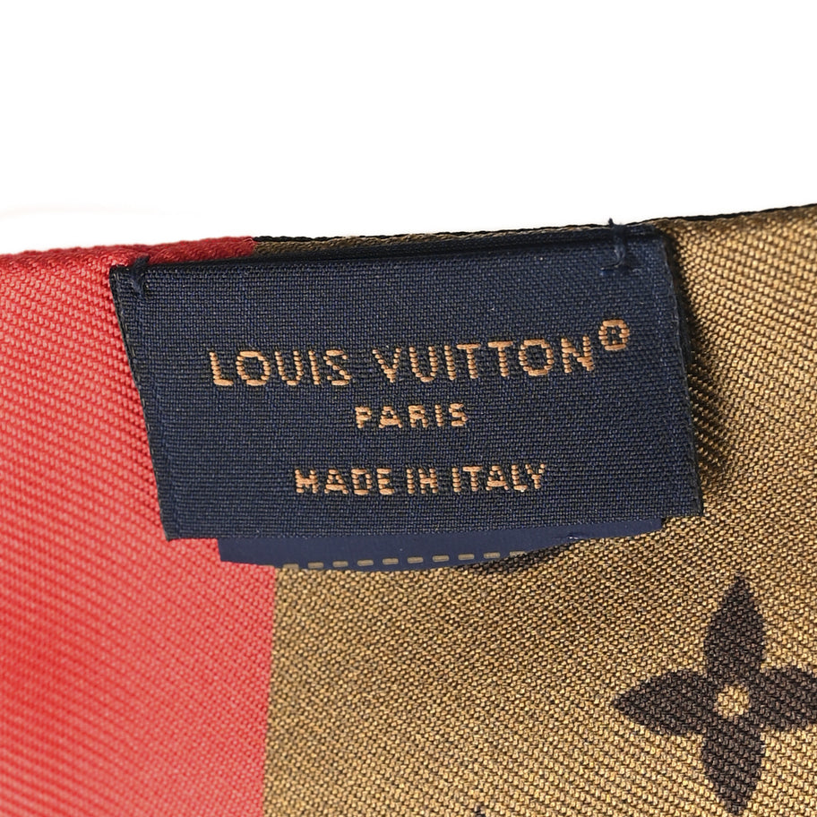 Louis Vuitton Silk Monogram LV Essence Bandeau Black Image 3