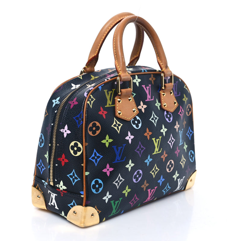  Louis Vuitton Monogram Multicolor Trouville Black