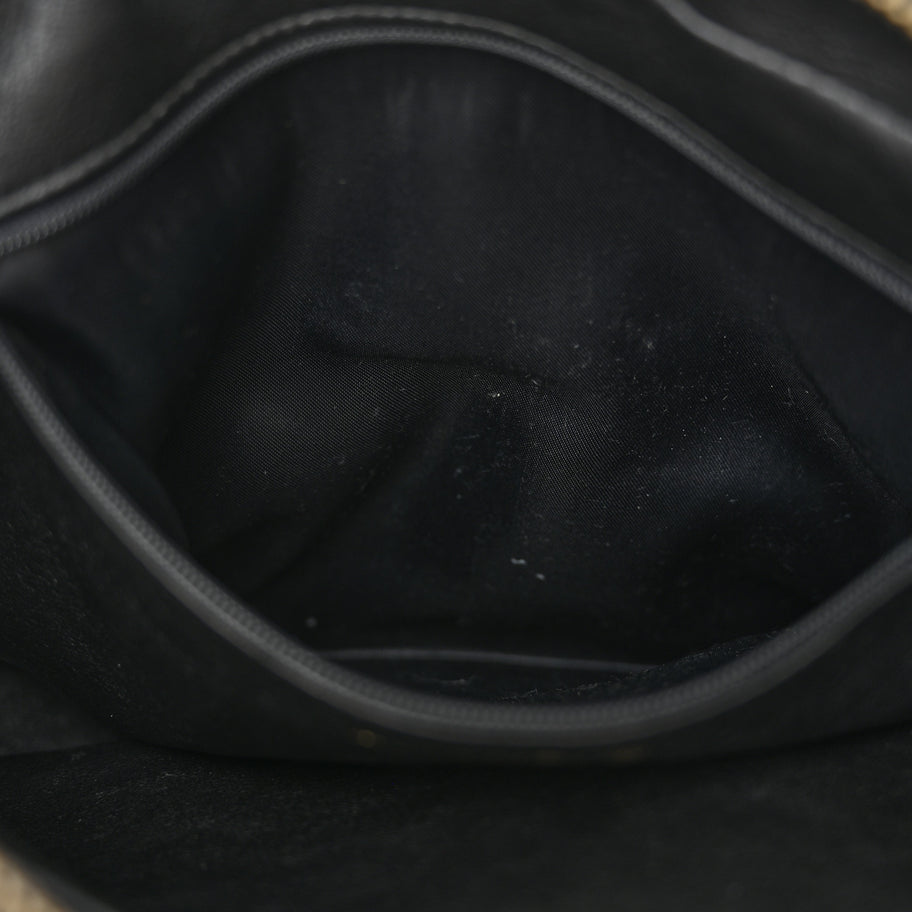 Chanel Lambskin Vertical Quilted Tassel Camera Case Black Image 5