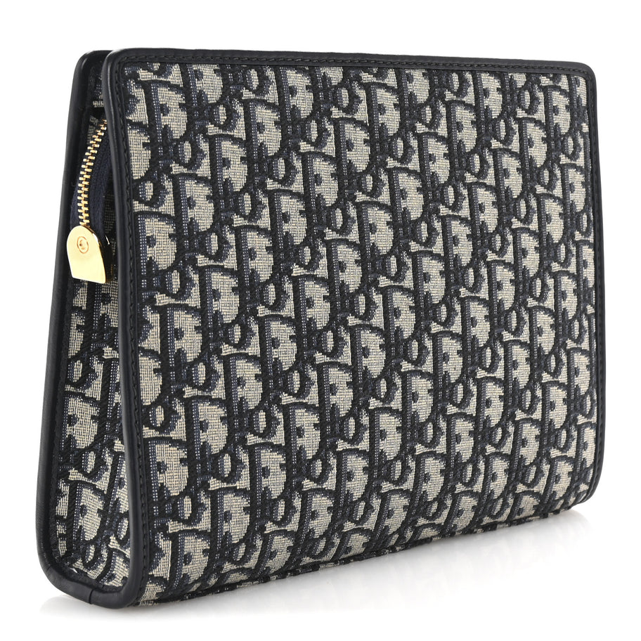 Christian Dior Oblique 30 Montaigne Pouch Blue Image 3