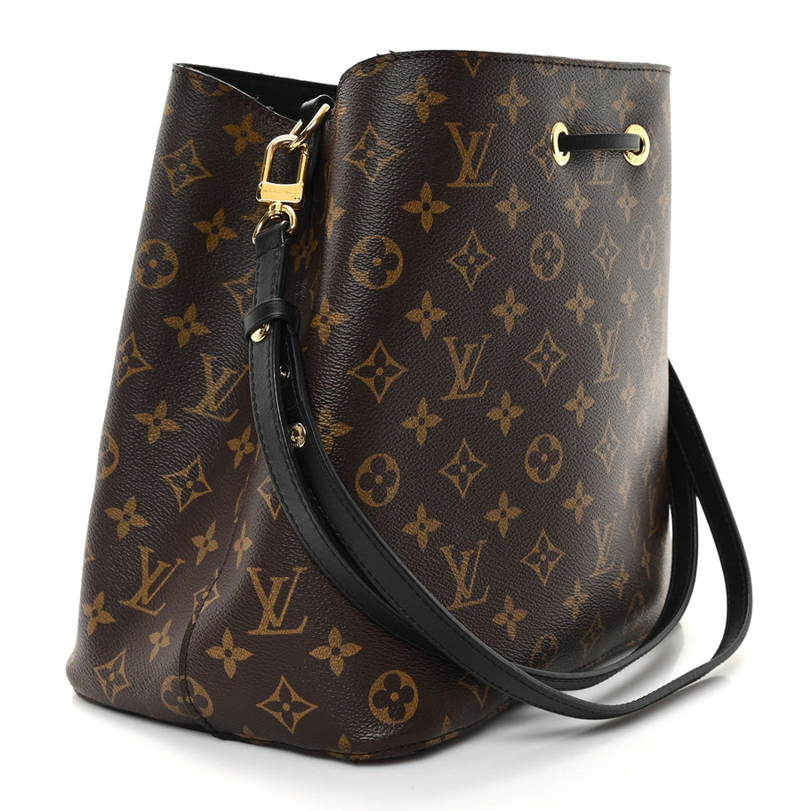 Louis Vuitton Monogram Neonoe MM Black Image 3