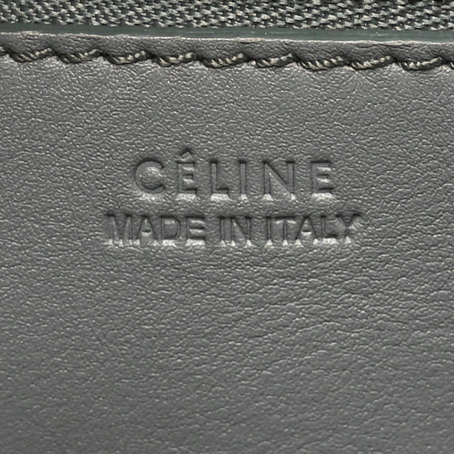 Celine Smooth Calfskin Small Tie Knot Tote Crystal Grey Image 6