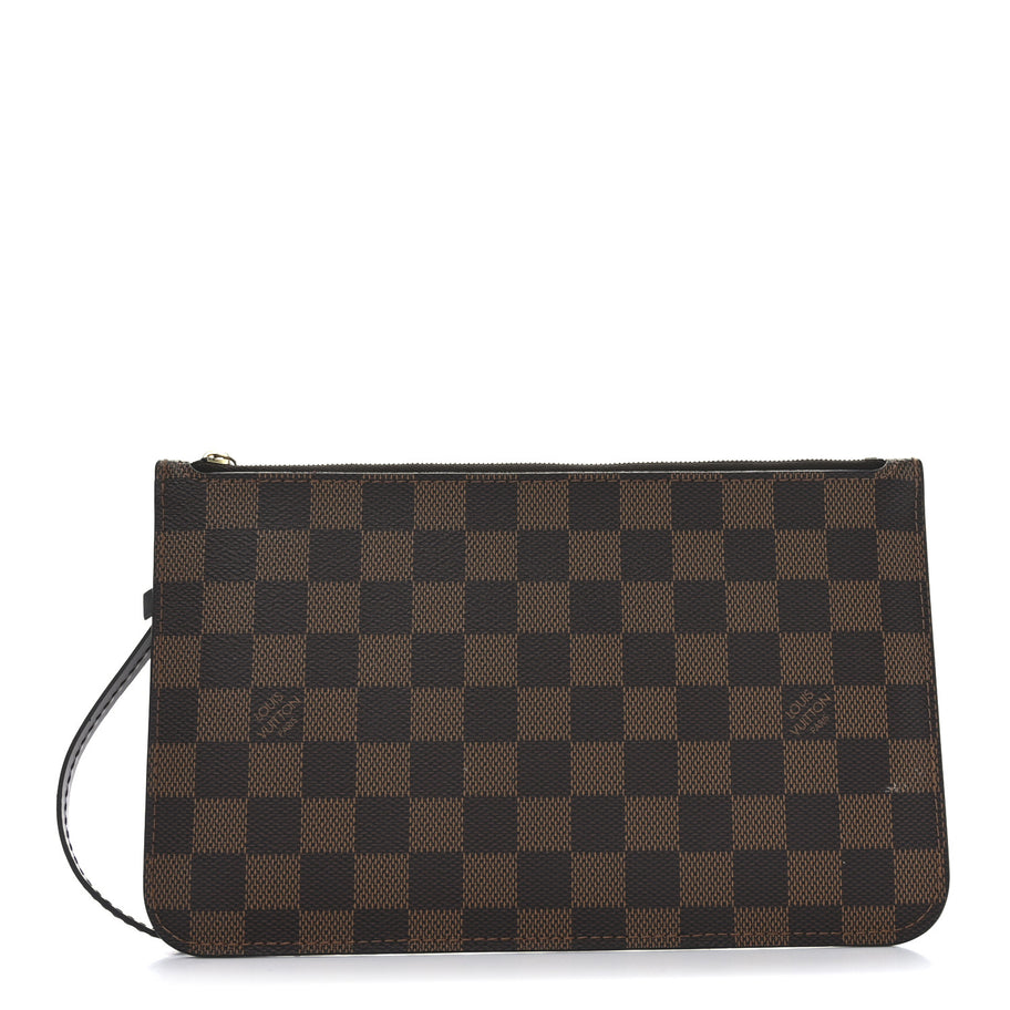 Louis Vuitton Damier Ebene Neverfull MM GM Pochette Image 1