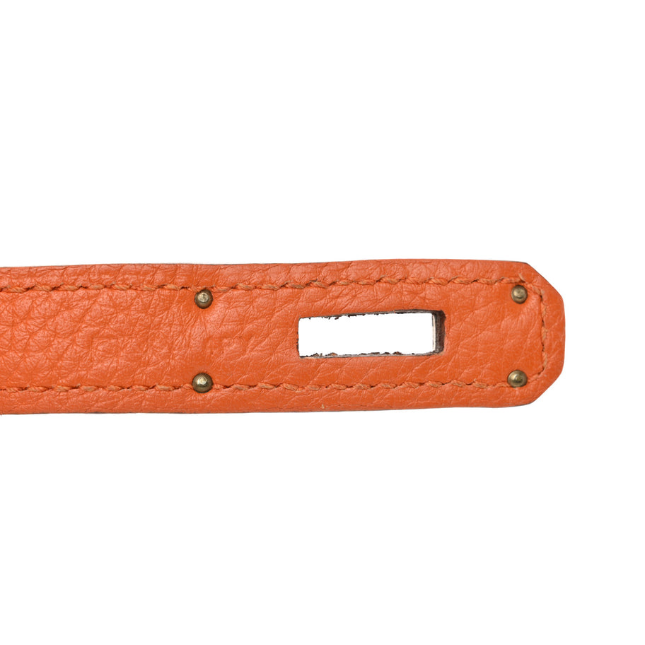 Hermes Taurillon Clemence Jypsiere 28 Orange Image 7