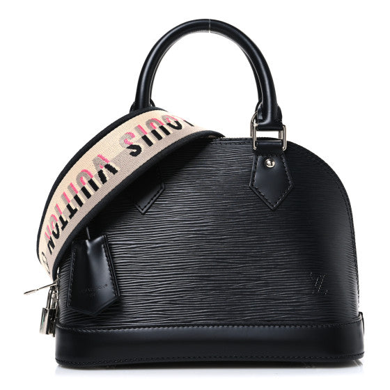  Louis Vuitton Epi Jacquard Alma BB Black