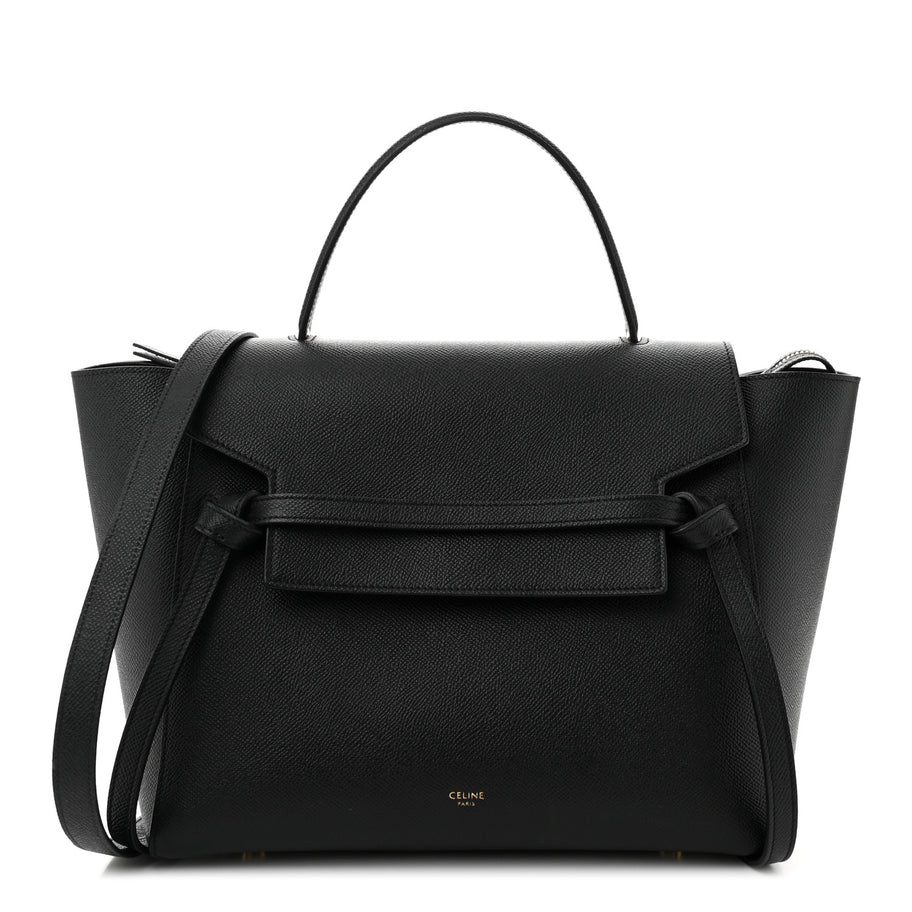 Celine Grained Calfskin Mini Belt Bag Black Image 1