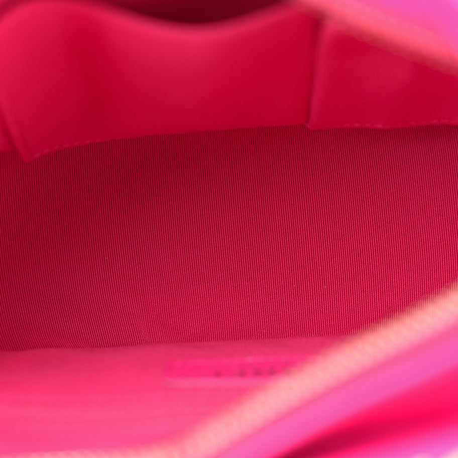 Chanel Goatskin Quilted Small Gabrielle Hobo Pink Image 5