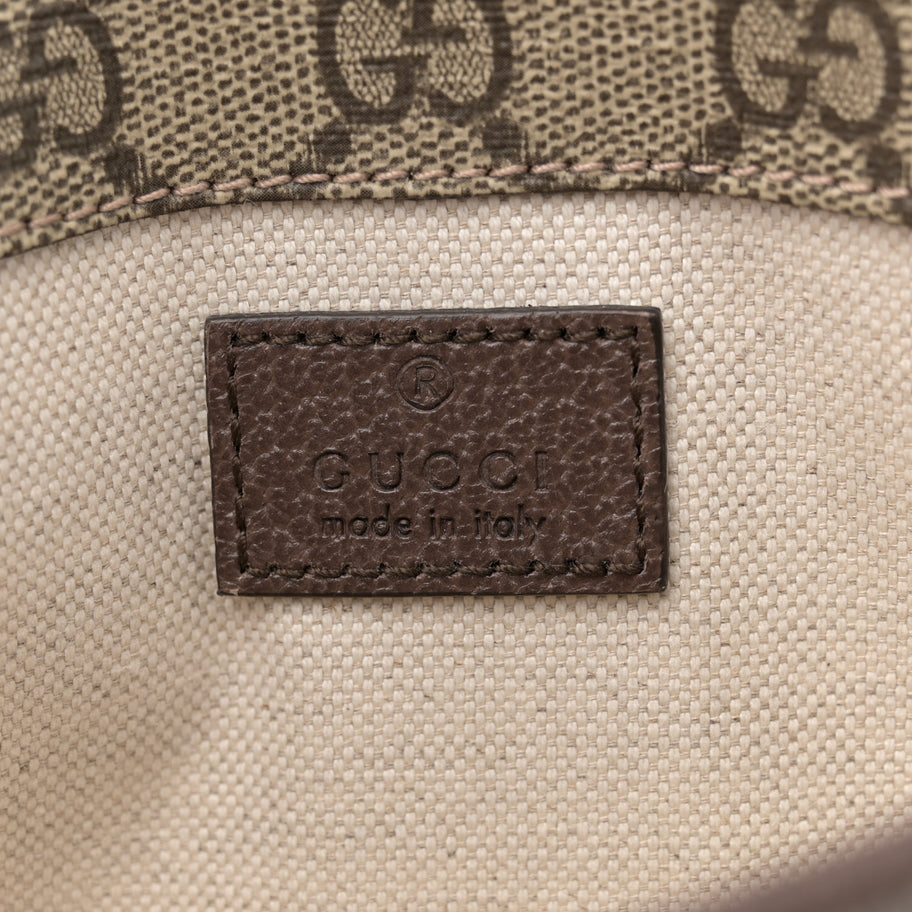 Gucci GG Supreme Monogram Neo Vintage Web Belt Bag Brown Image 6