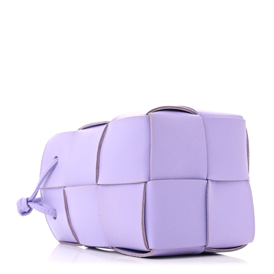 Bottega Veneta Nappa Maxi Intrecciato Mini Cassette Bucket Bag Wisteria Image 4