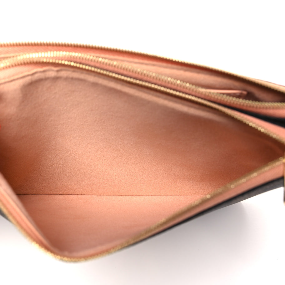 Louis Vuitton Damier Ebene Double Zip Pochette Image 6