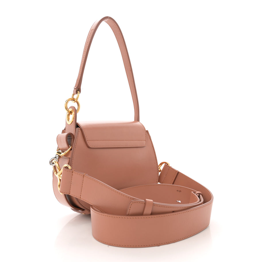 Chloe Calfskin Small Tess Bag Muted Brown Image 3