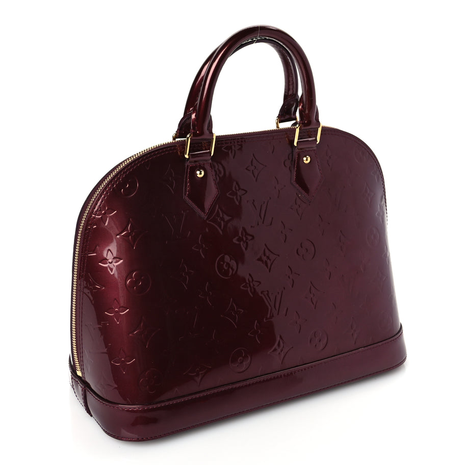 Louis Vuitton Vernis Alma PM Rouge Fauviste Image 3