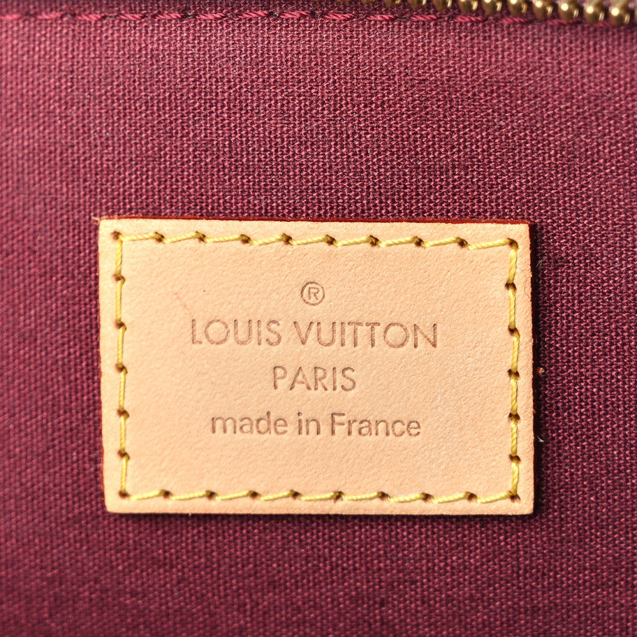 Louis Vuitton Vernis Alma PM Rouge Fauviste Image 9