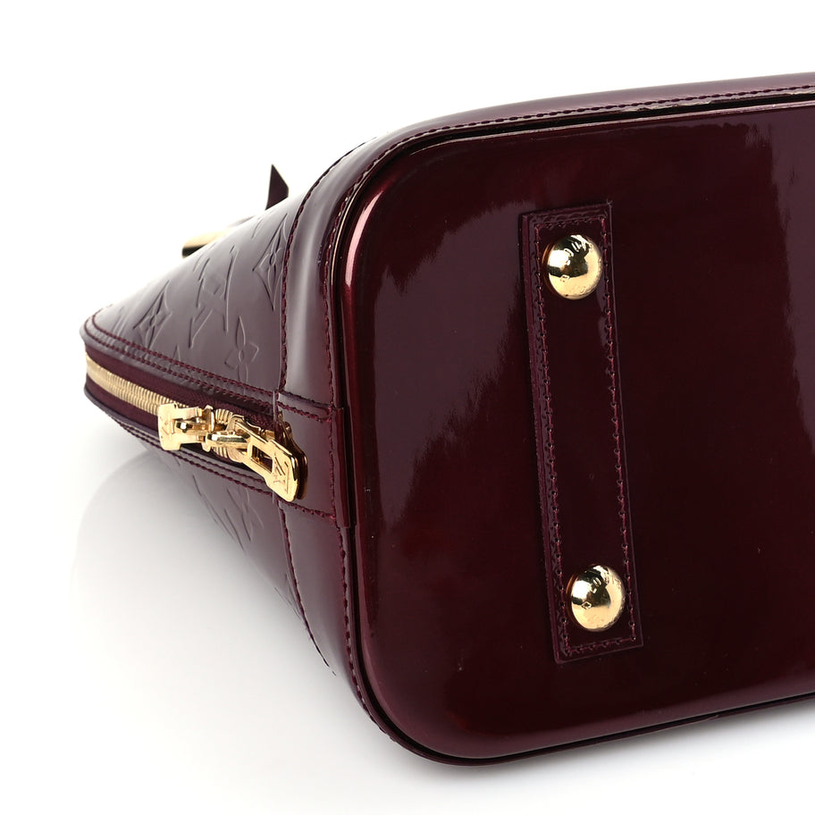Louis Vuitton Vernis Alma PM Rouge Fauviste Image 13