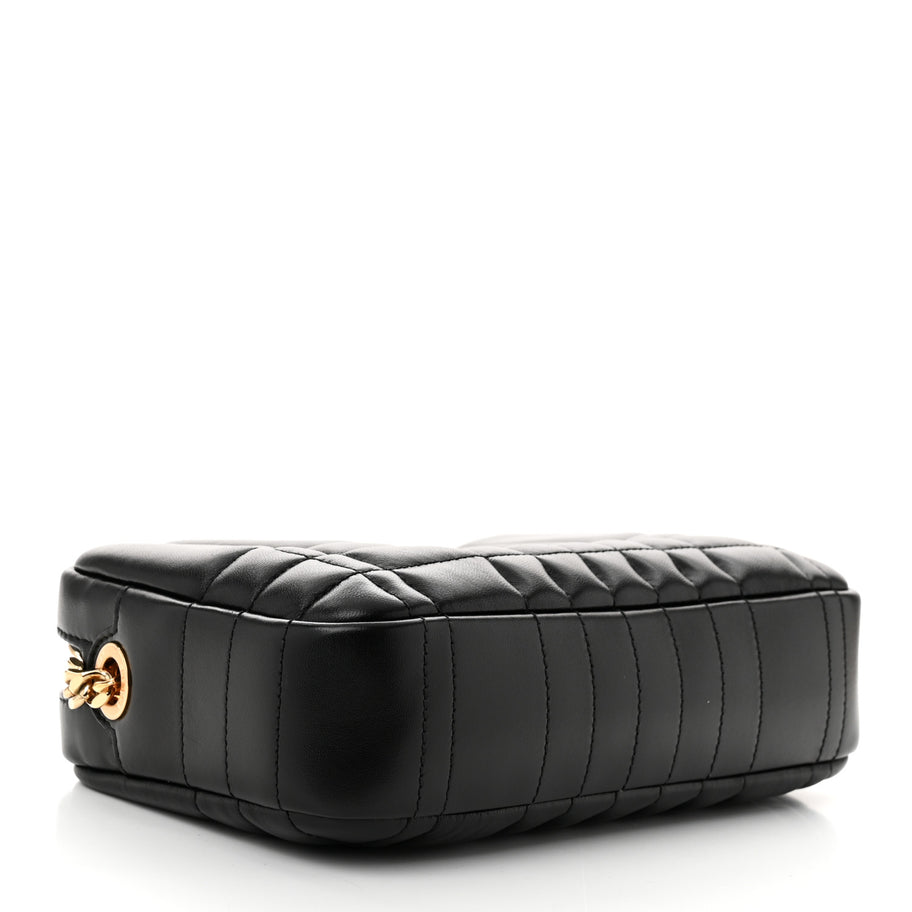 Burberry Calfskin Quilted Small Lola Camera Bag Black Image 4
