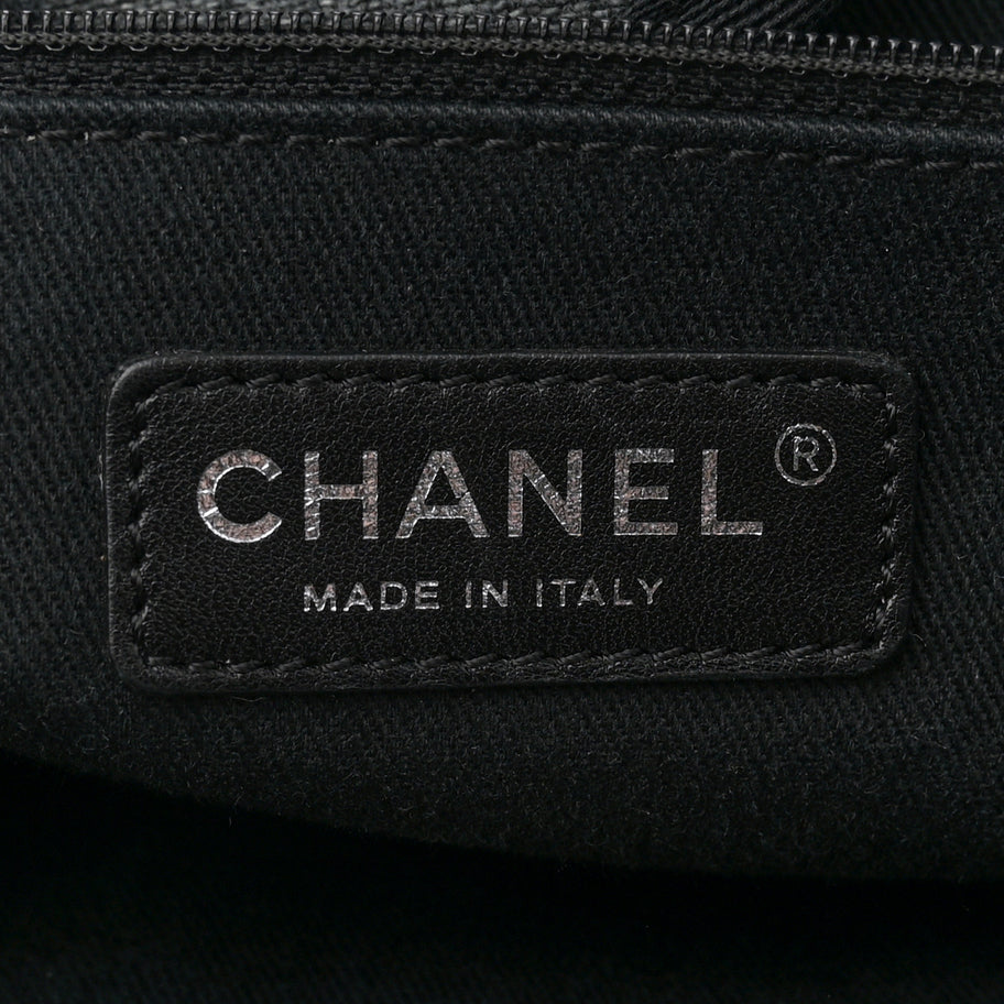 Chanel Canvas Large Deauville Tote Grey Image 6