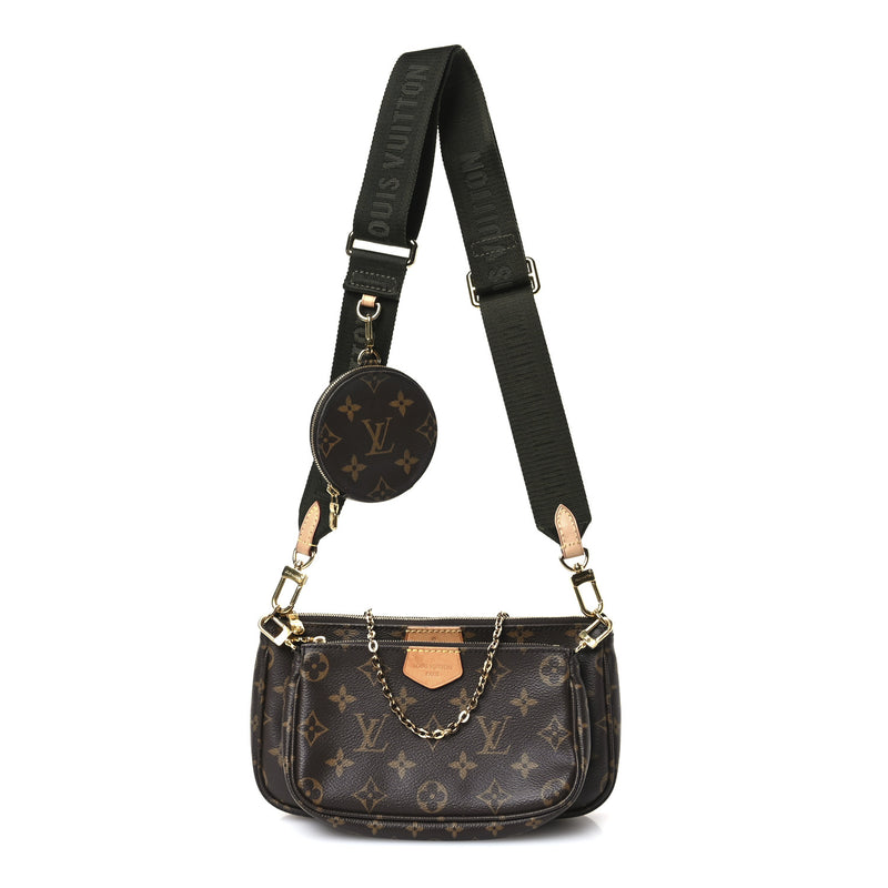  Louis Vuitton Monogram Multi Pochette Accessories Kaki