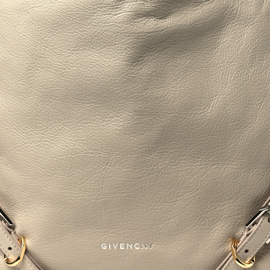 Givenchy Tumbled Calfskin Medium Voyou Bag Natural Beige Image 5