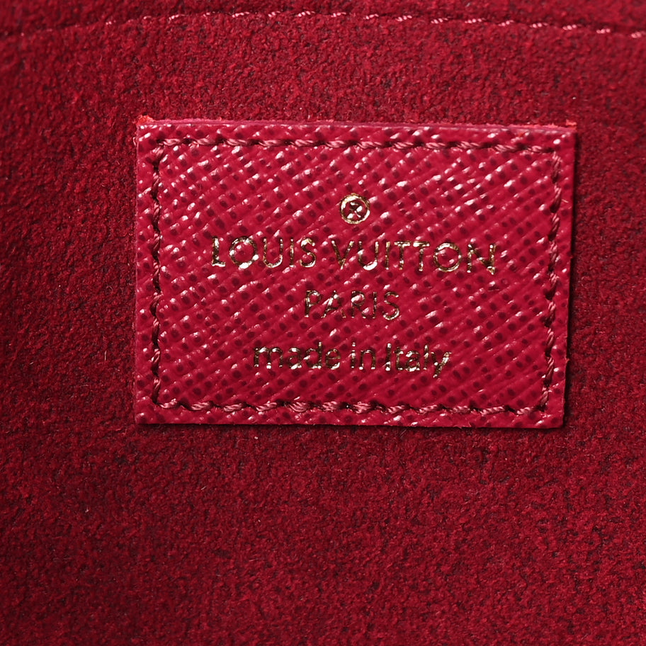 Louis Vuitton Monogram Pochette Felicie Chain Wallet Fuchsia Image 7