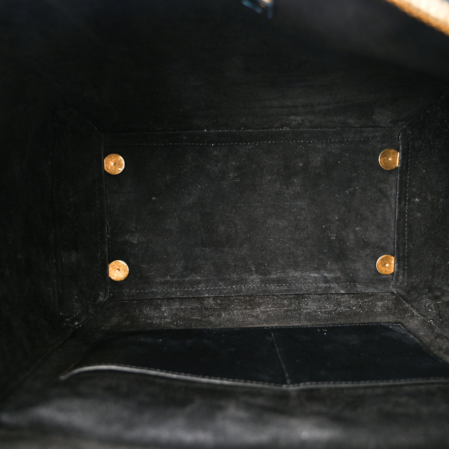 Celine Grained Calfskin Mini Belt Bag Black Image 5