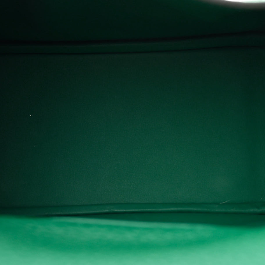 Hermes Taurillon Clemence Mini Lindy 20 Vert Vertigo Image 5