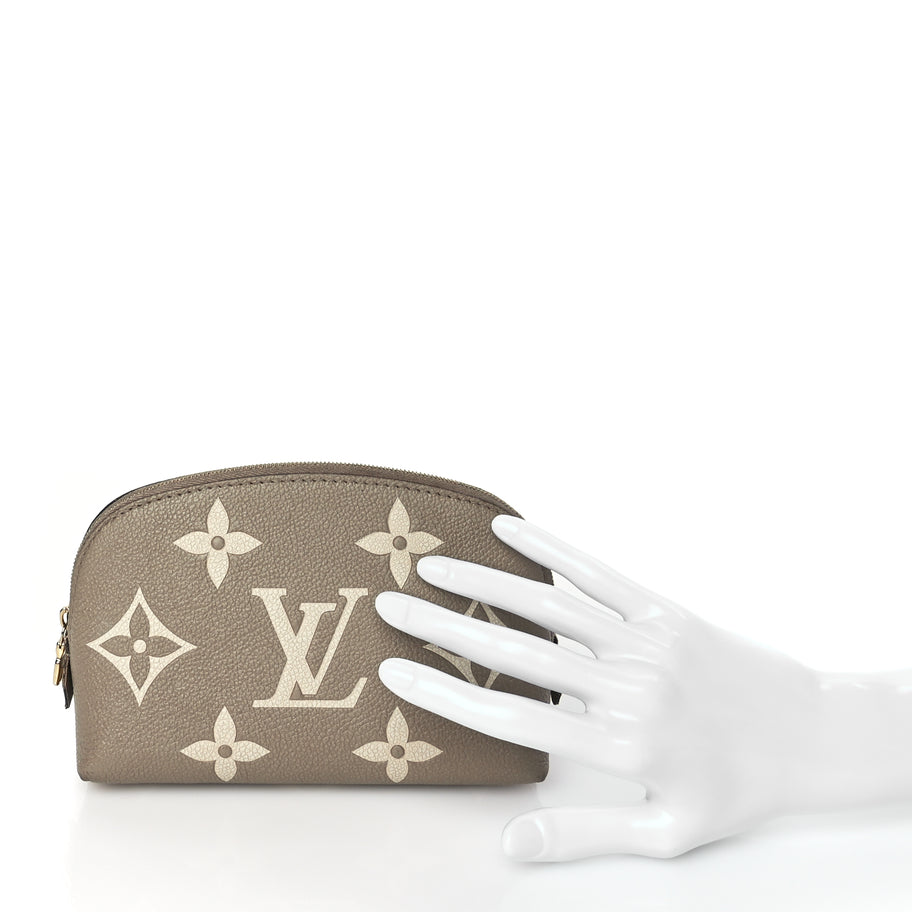 Louis Vuitton Empreinte Monogram Giant Cosmetic Pouch PM Tourterelle Crème Image 2